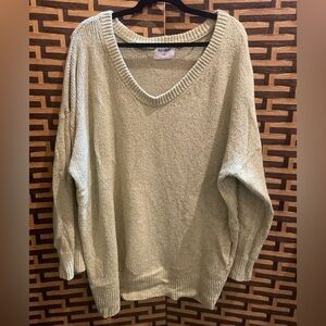 OLD NAVY pale green tunic sweater women’s xxl